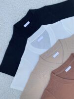 کراپ تیشرت یقه هفت - تصویر 2
