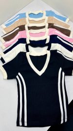 تیشرت کراپ مارشمالو
